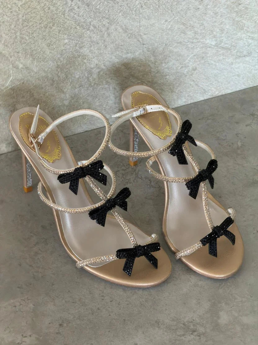 Rene Caovilla Caterina 105 Bow Sandals