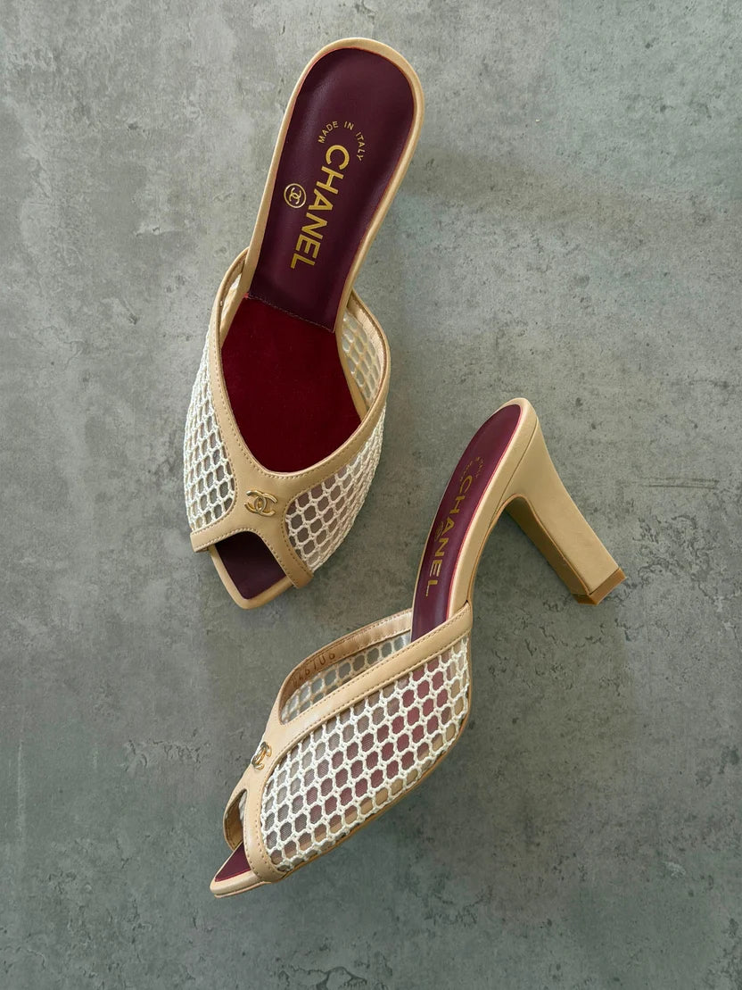 Chanel Coco Beach Mules