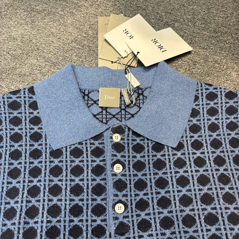 Dior Dioriviera Cannage Polo Shirt