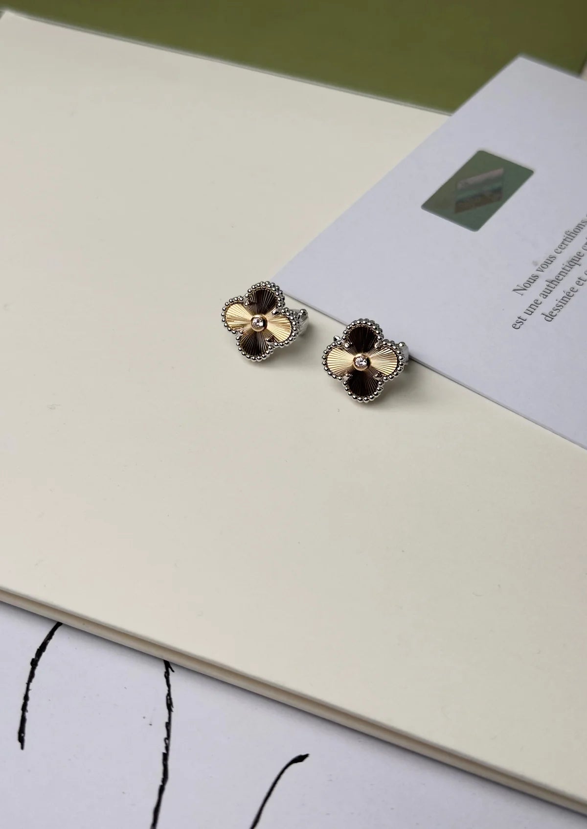 Van Cleef & Arpels Vintage Alhambra Guilloché Jewelry Full Set