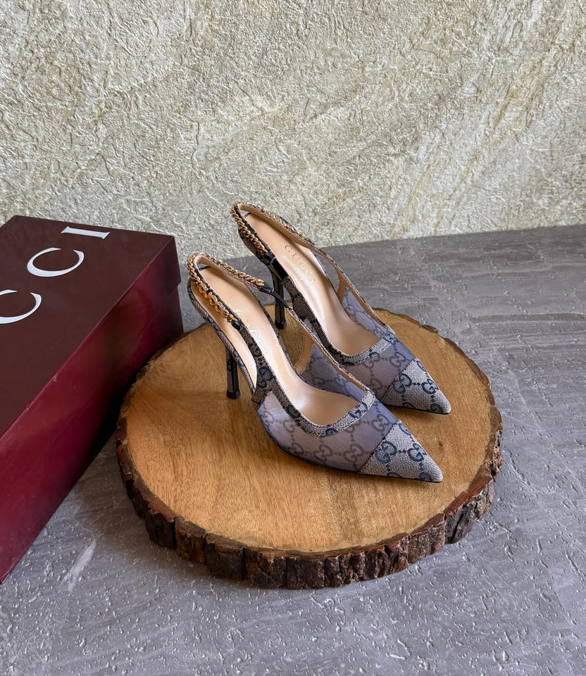 Gucci Signoria 105 Slingback Pumps
