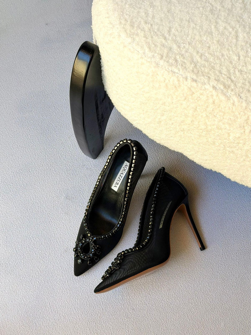 Aquazzura Seduction Mesh Pumps