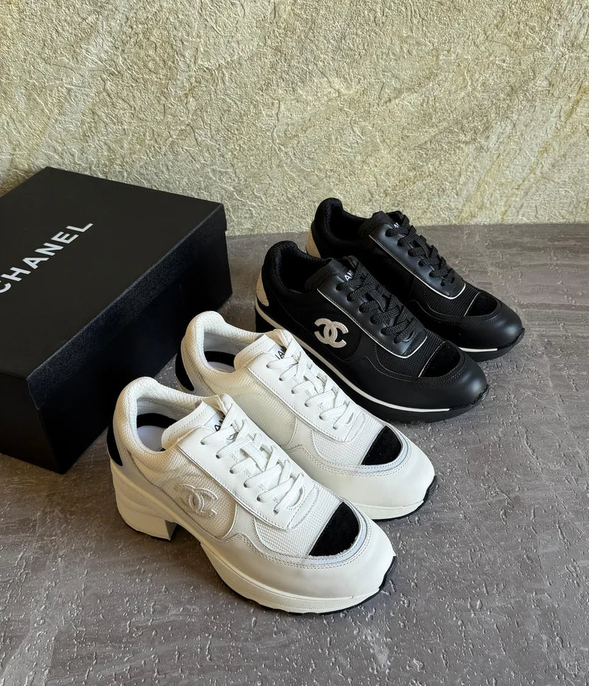Chanel Heeled Sneakers