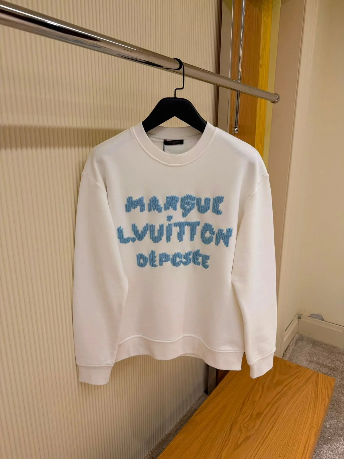 Louis Vuitton Embroidered Signature Sweatshirt