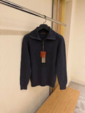 Loro Piana Classic Half-Zip Mezzocollo Jumper