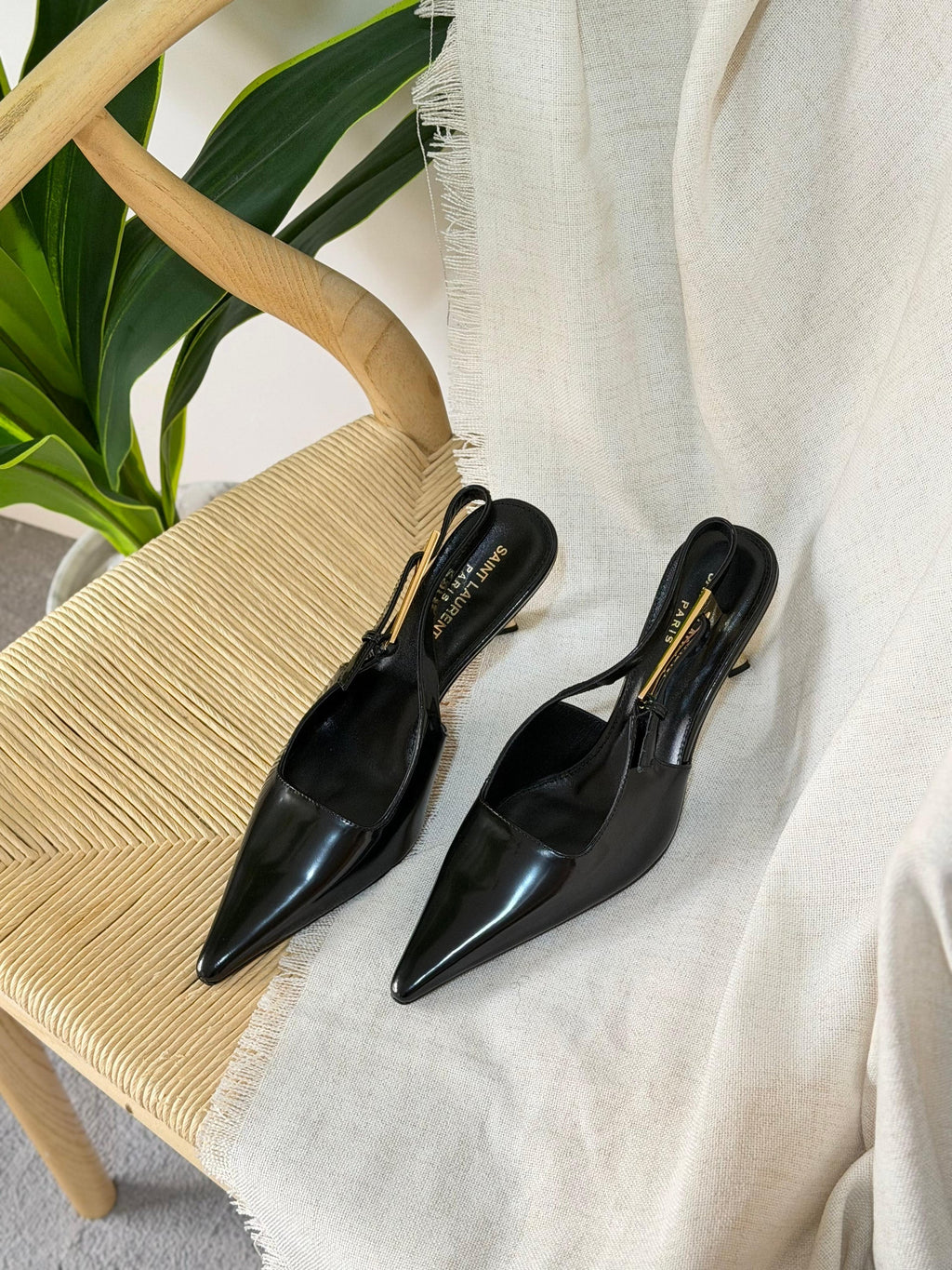 Saint Laurent Lee Slingback Pumps
