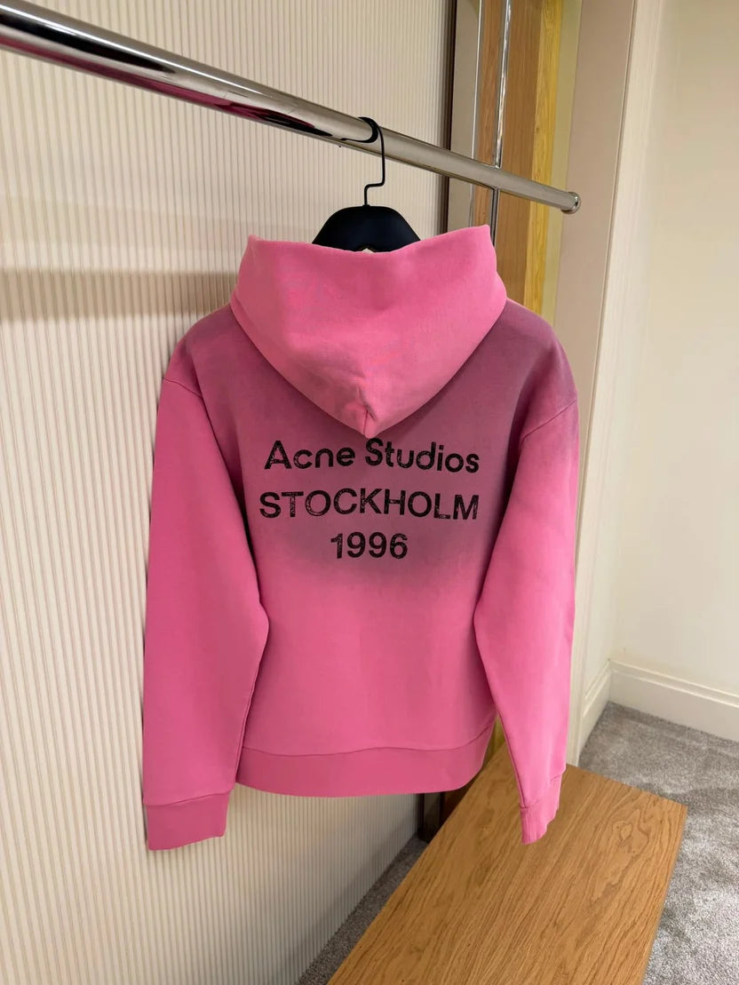 Acne Studios Fleece Logo Hoodie