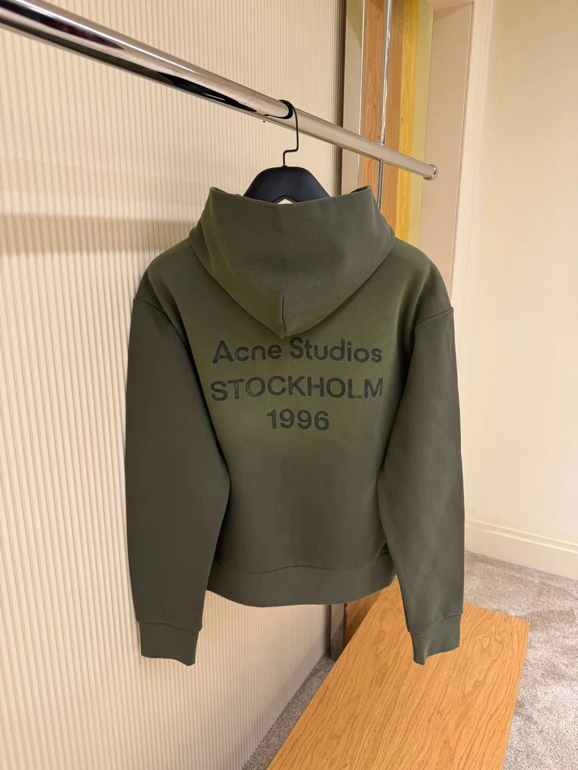 Acne Studios Fleece Logo Hoodie