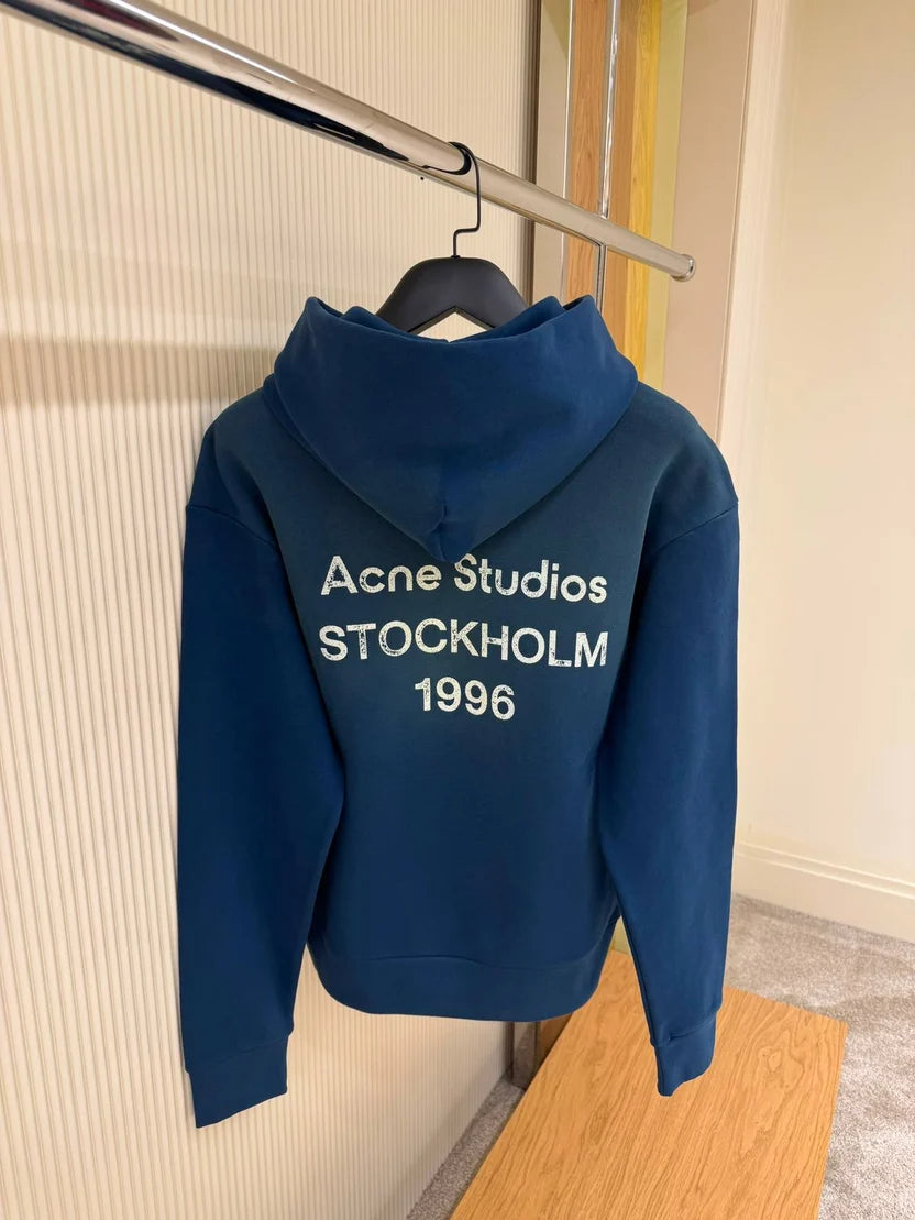 Acne Studios Fleece Logo Hoodie