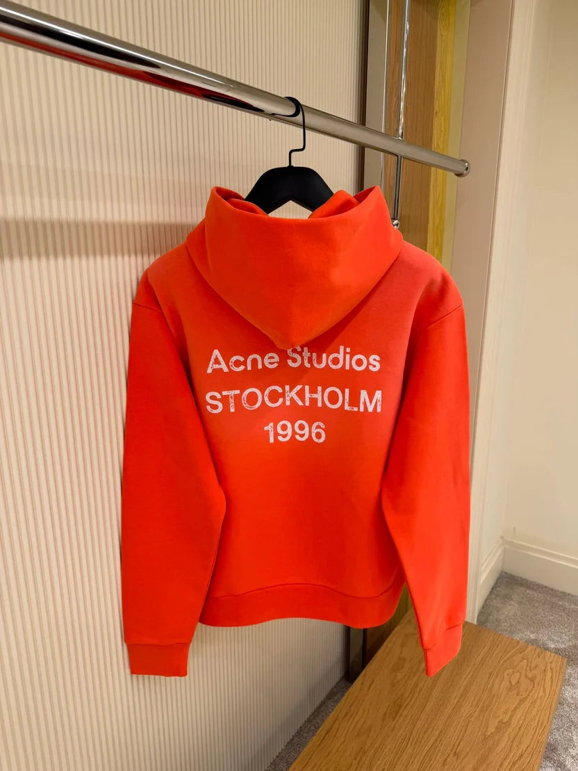 Acne Studios Fleece Logo Hoodie