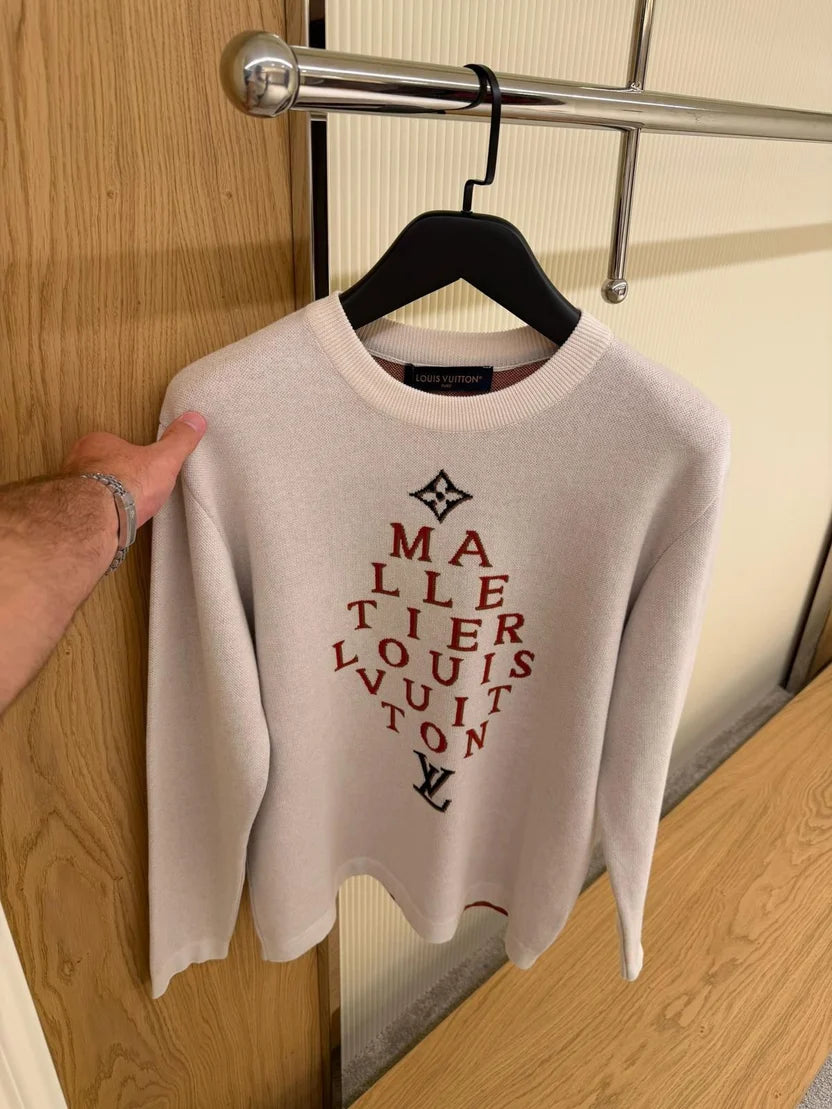 Louis Vuitton Signature Knit Crewneck Sweatshirt