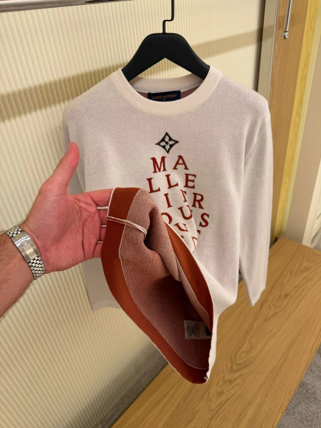 Louis Vuitton Signature Knit Crewneck Sweatshirt