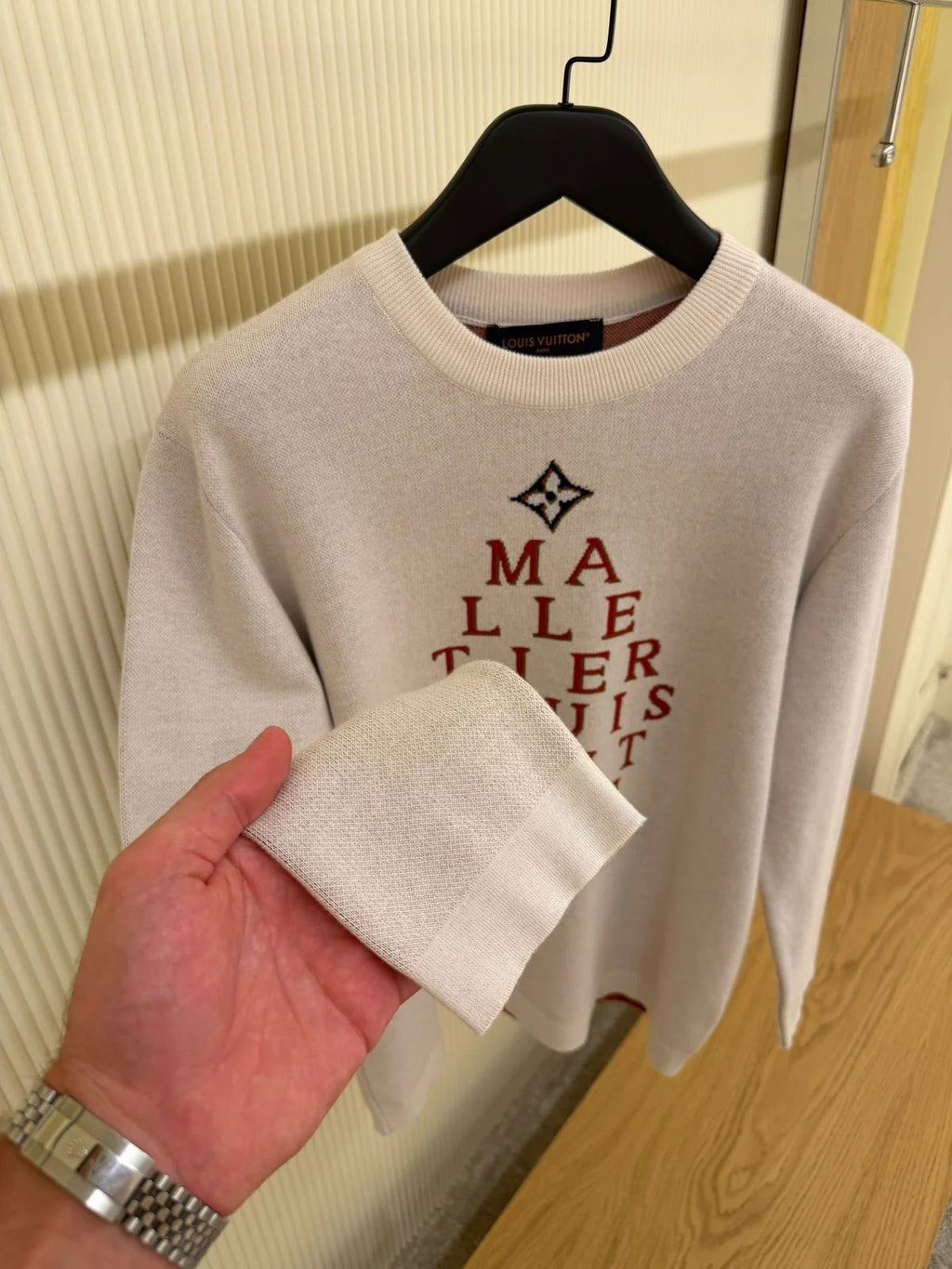 Louis Vuitton Signature Knit Crewneck Sweatshirt
