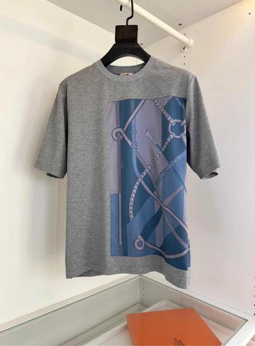 Hermes Parcours Sans Faute Décadré Short-Sleeve T-Shirt