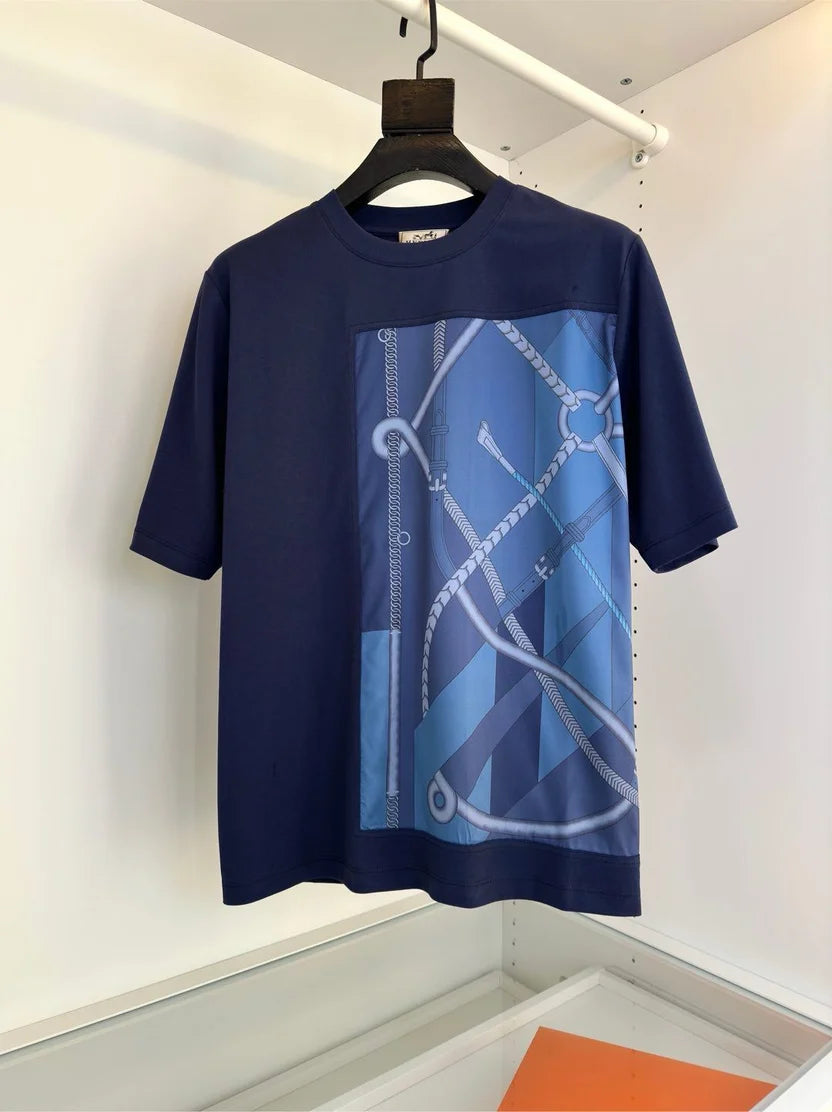 Hermes Parcours Sans Faute Décadré Short-Sleeve T-Shirt