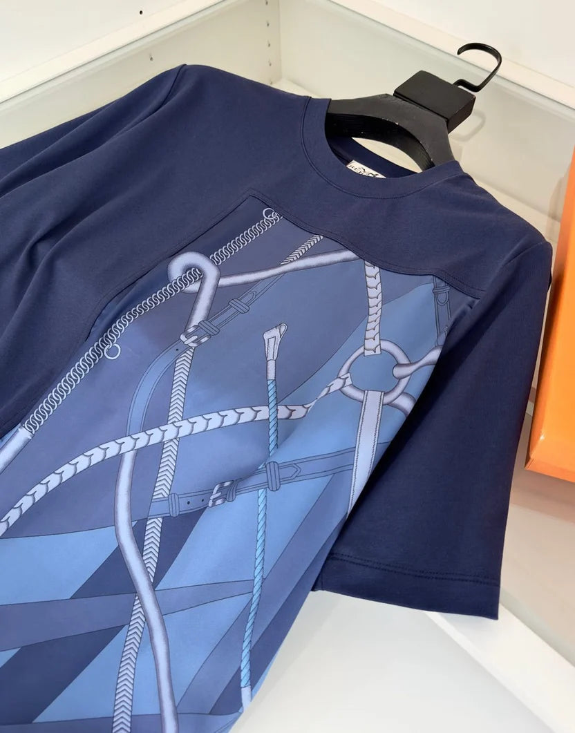 Hermes Parcours Sans Faute Décadré Short-Sleeve T-Shirt
