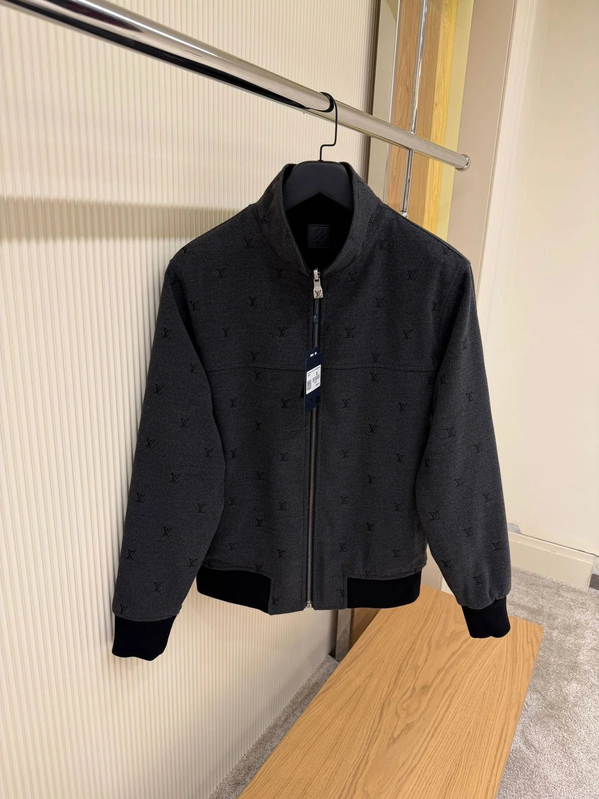 Louis Vuitton Blason Double Face Wool-Silk Blend Reversible Blouson