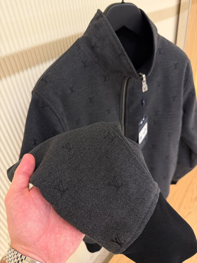 Louis Vuitton Blason Double Face Wool-Silk Blend Reversible Blouson