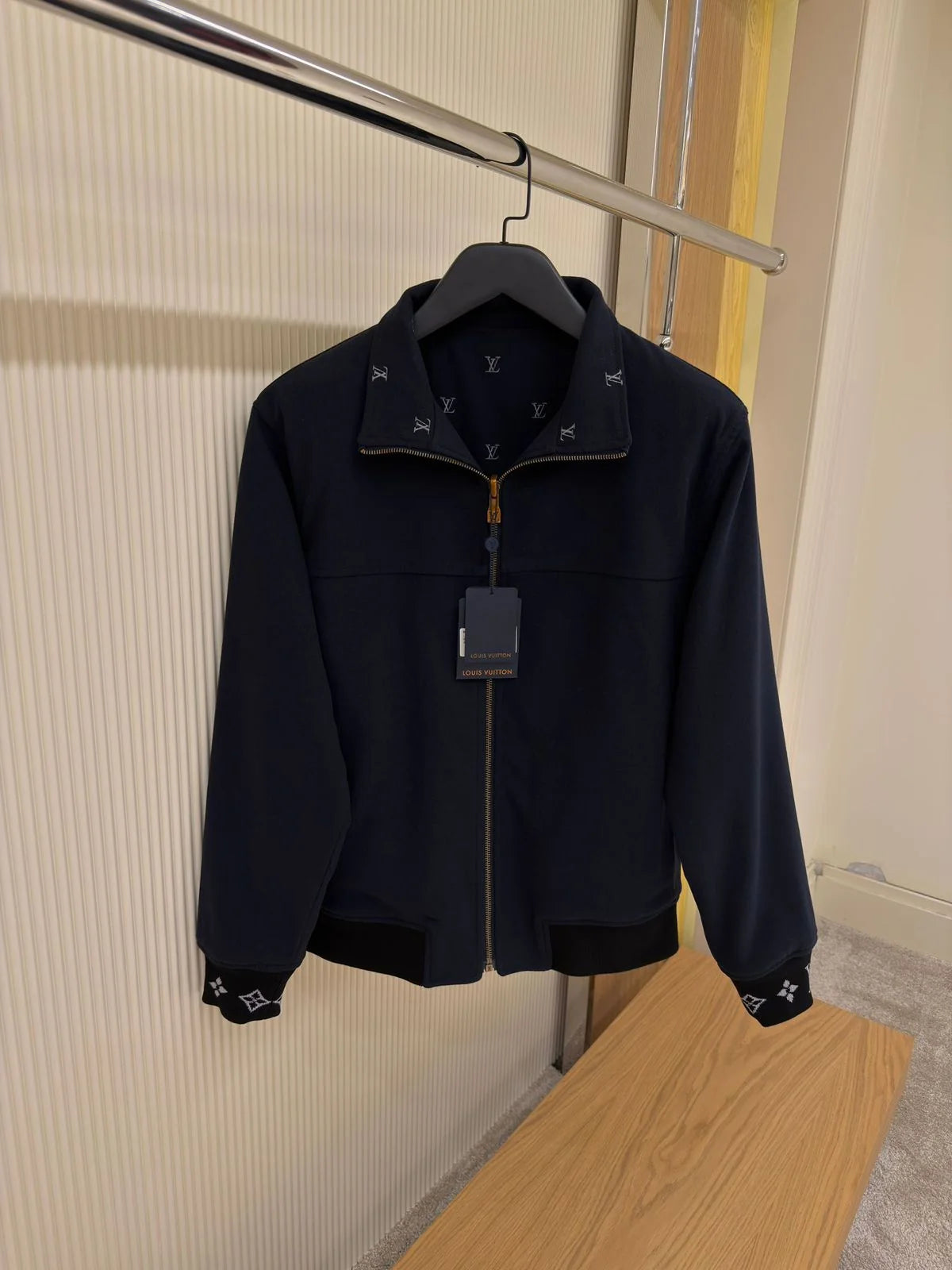 Louis Vuitton Blason Double Face Wool-Silk Blend Reversible Blouson