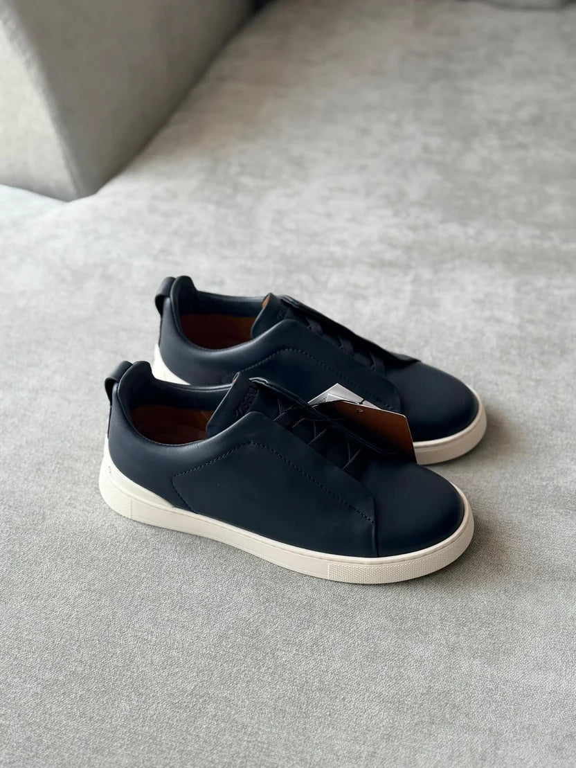 Zegna Triple Stitch Low-Top Sneakers