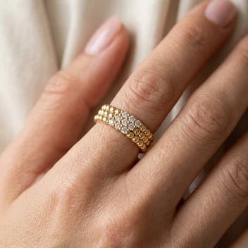 Van Cleef & Arpels Perlée Diamonds Ring
