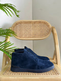 Zegna Triple Stitch Mid-Top Sneakers