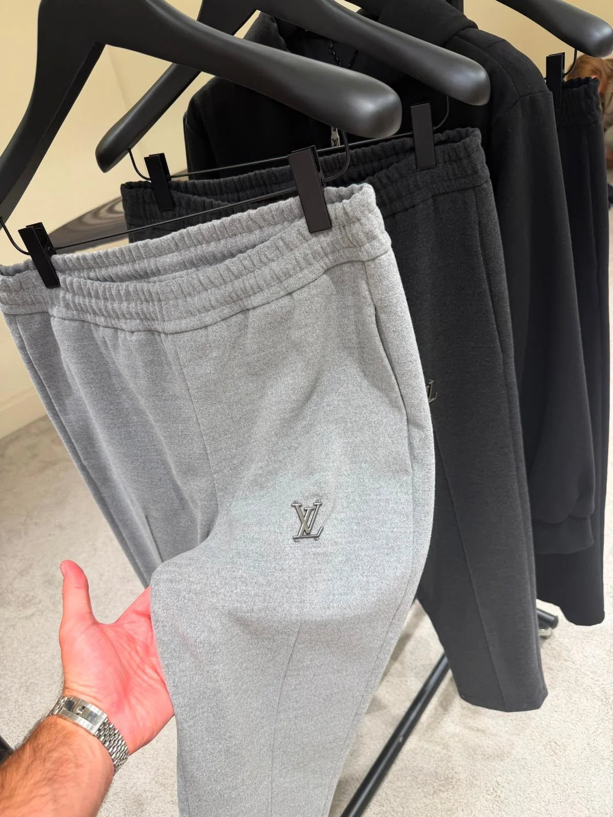 Louis Vuitton Embroidered LV Initial Double Face Cashmere Tracksuit