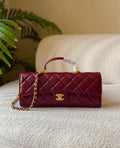 Chanel Top Handle East-West Flap Bag