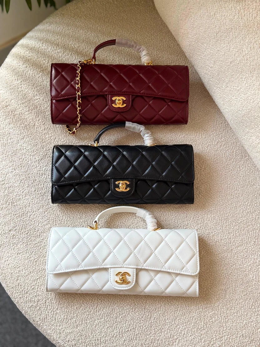 Chanel Top Handle East-West Flap Bag