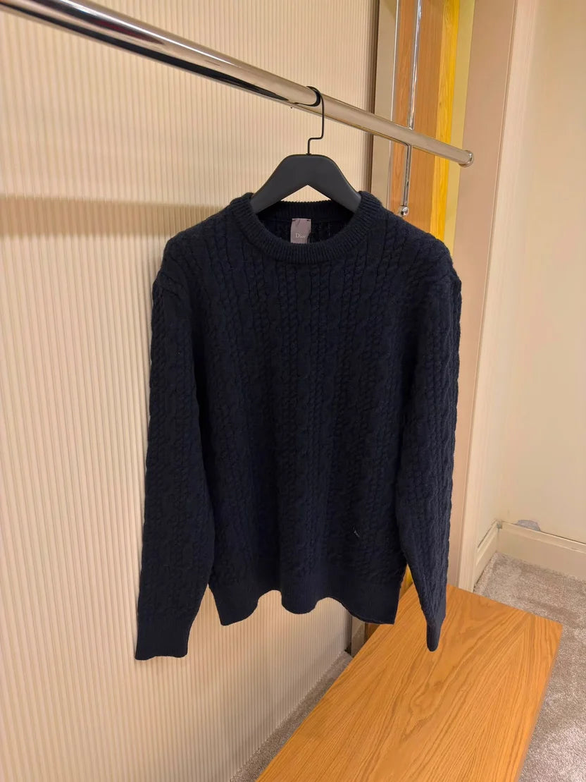 Dior Men Cable-Knit Sweater