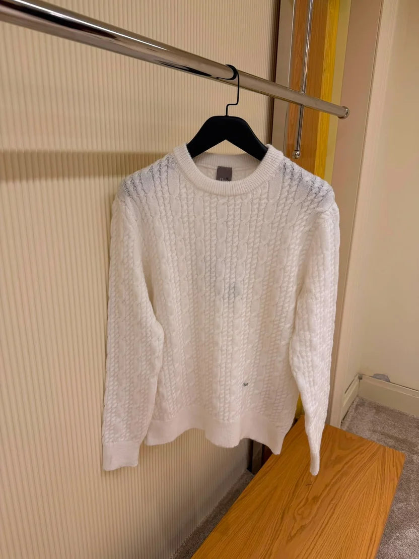Dior Men Cable-Knit Sweater
