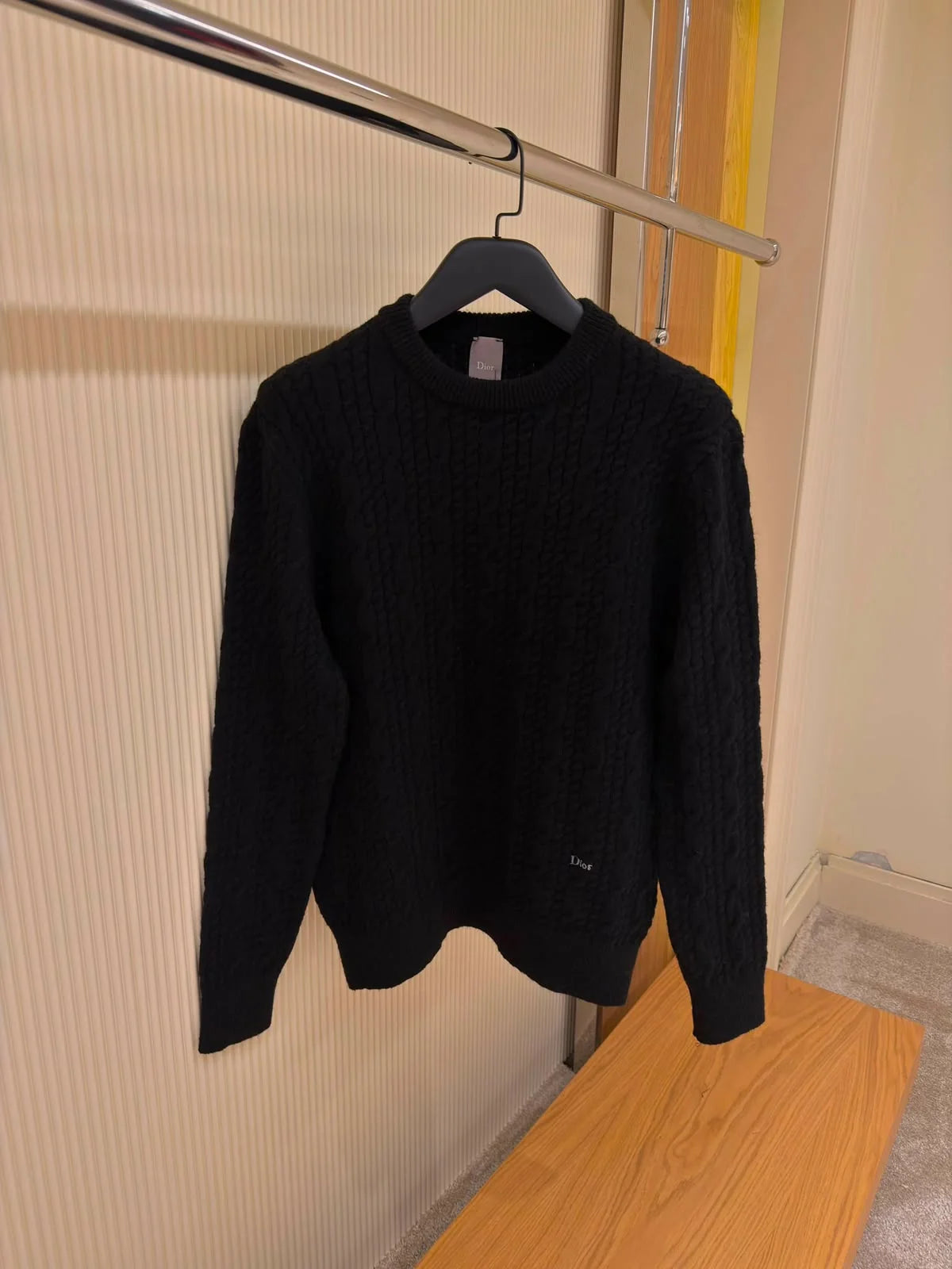 Dior Men Cable-Knit Sweater