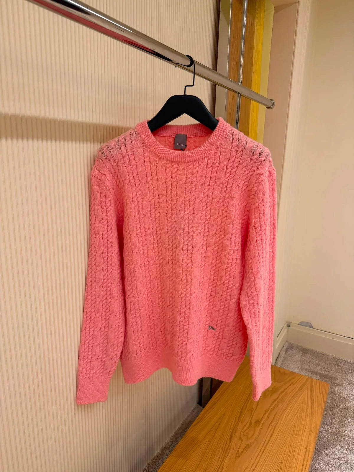 Dior Men Cable-Knit Sweater