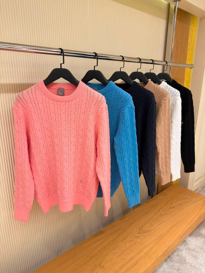 Dior Men Cable-Knit Sweater