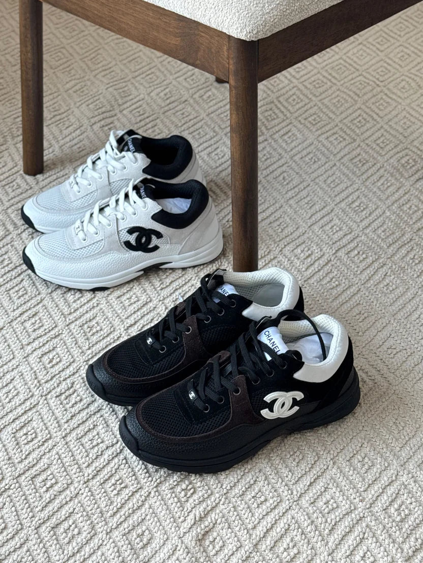 Chanel Mesh, Suede Calfskin & Grained Calfskin Trainers