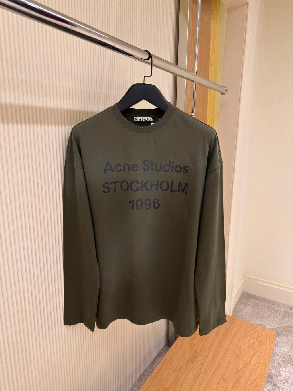 Acne Studios Fleece Logo Hoodie