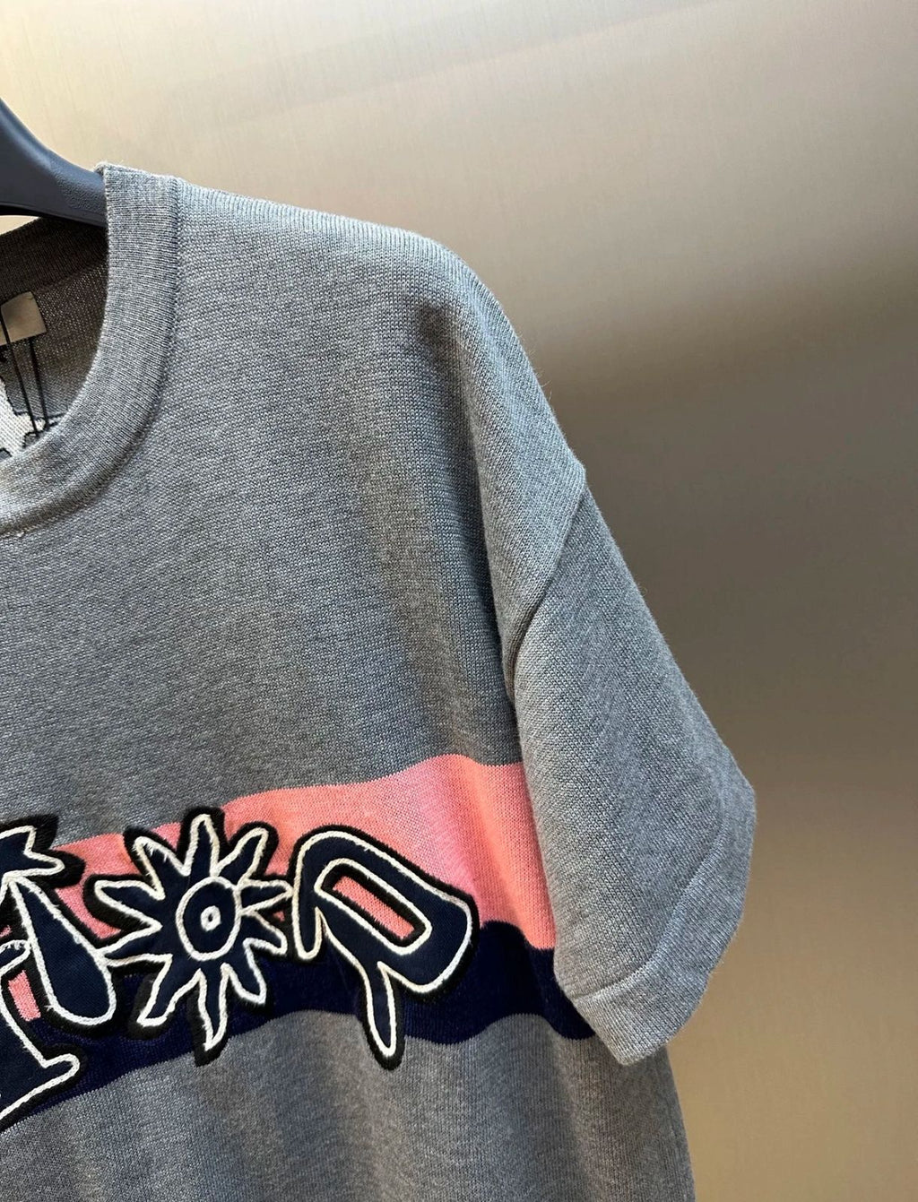 Dior and Lewis Hamilton Short-Sleeved Knitted T-Shirt
