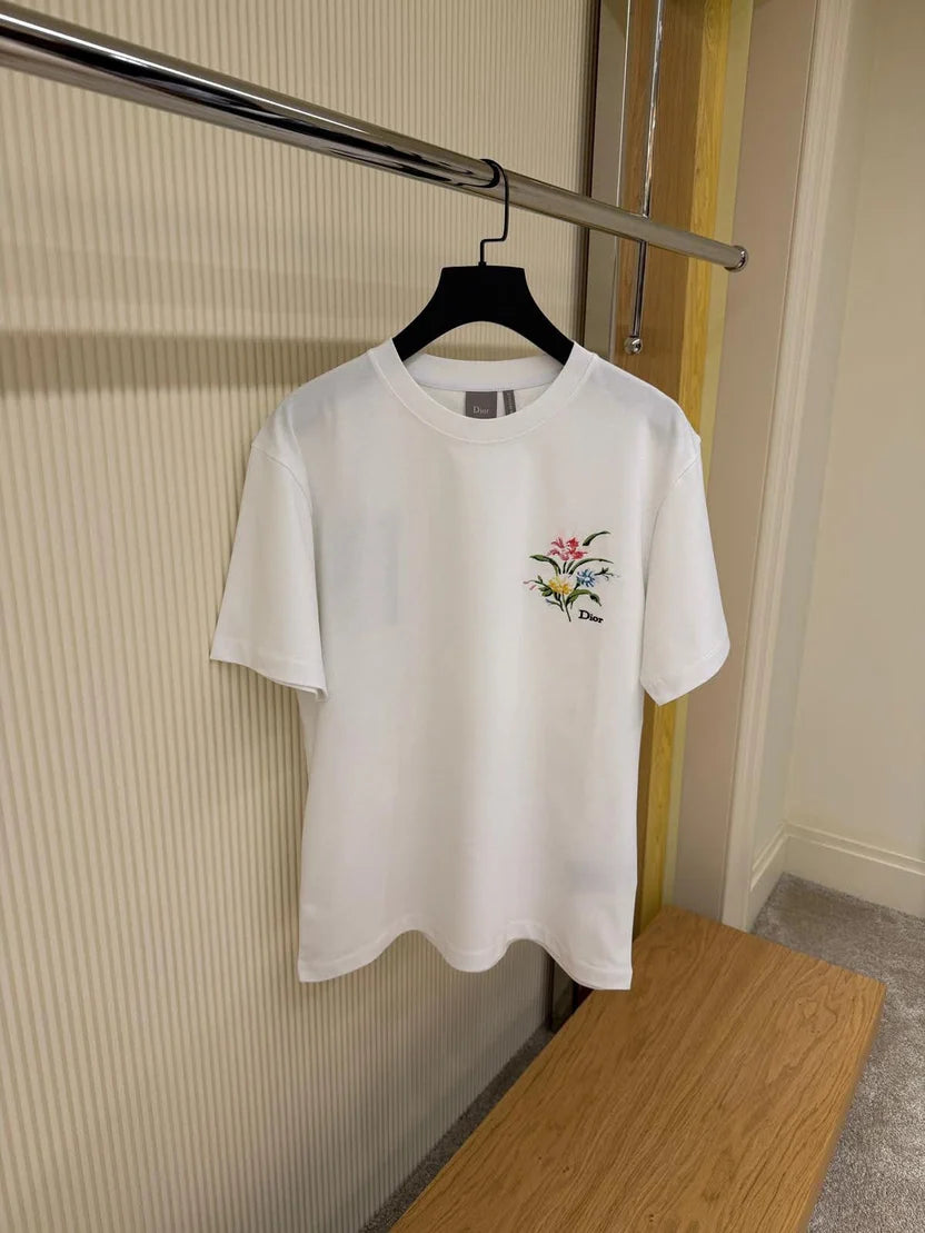 Dior T-Shirt with Dior Secret Garden Motif, Relaxed Fit