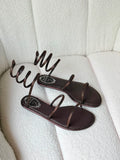 Rene Caovilla Cleo Crystal-embellished Sandals