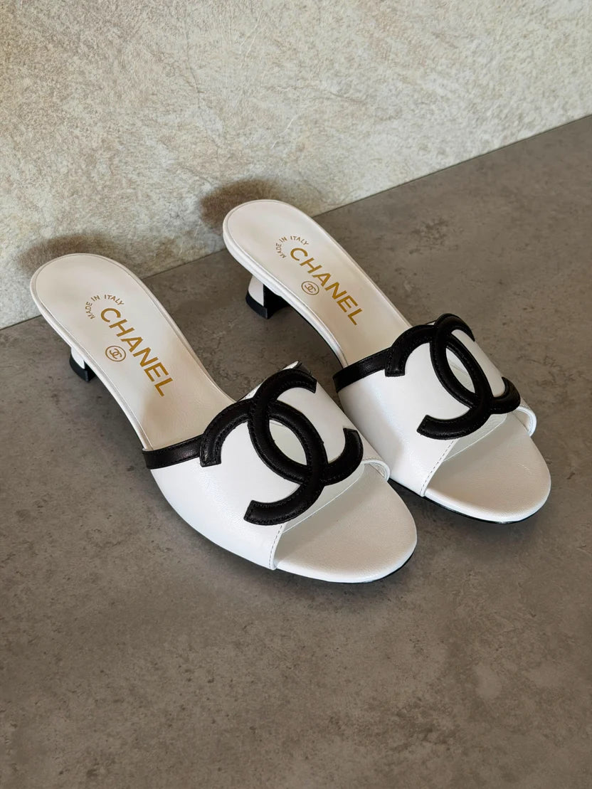 Chanel Low-Heel Mules