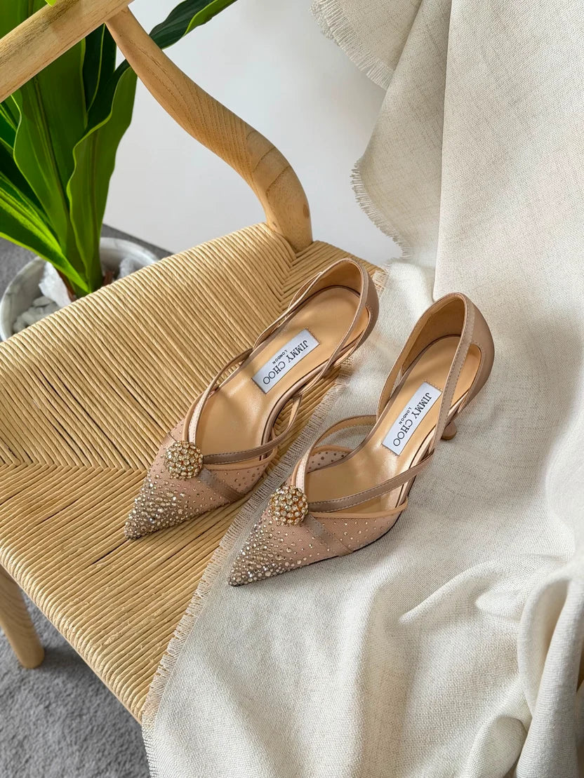 Jimmy Choo Sarai Dorsay 80 Pumps