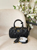 Miu Miu Arcadie Matelassé Nappa Leather Mini-Bag