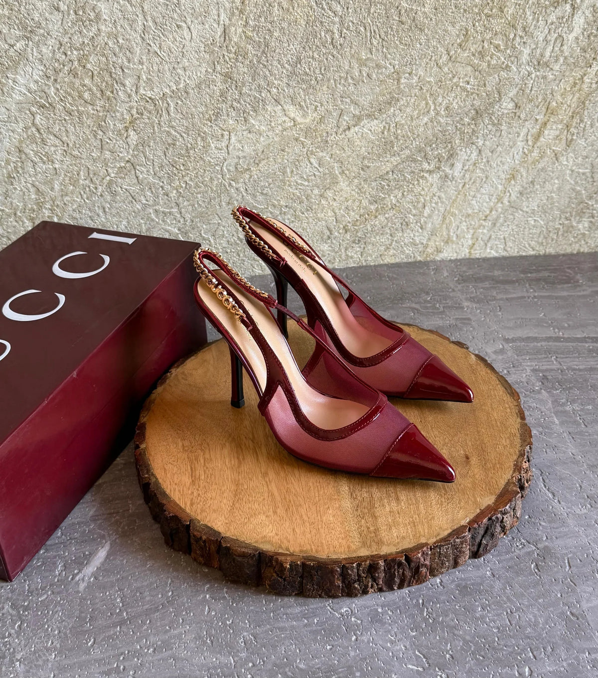 Gucci Signoria 105 Slingback Pumps