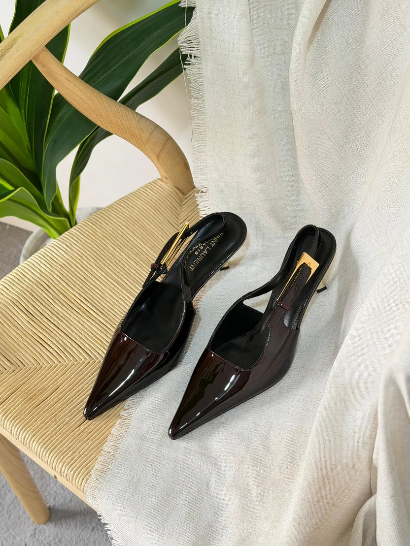 Saint Laurent Lee Slingback Pumps