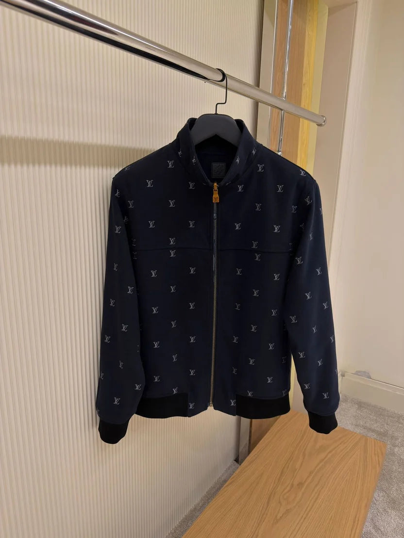 Louis Vuitton Blason Double Face Wool-Silk Blend Reversible Blouson