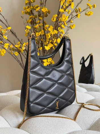 Saint Laurent Sade Mini Hobo Bag