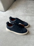 Zegna Triple Stitch Low-Top Sneakers