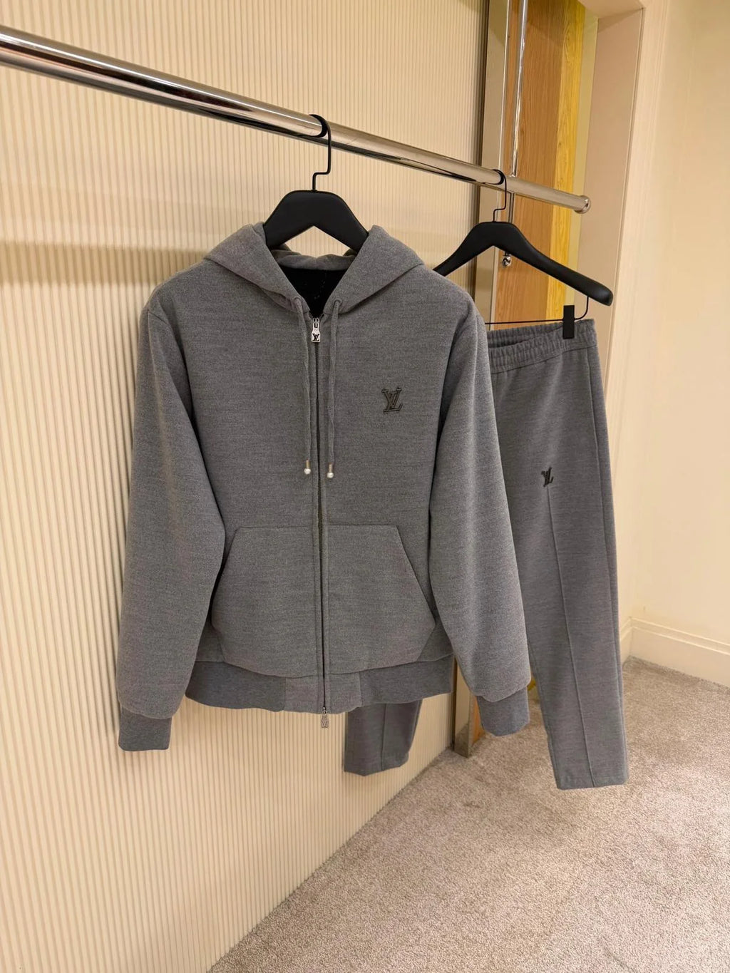 Louis Vuitton Embroidered LV Initial Double Face Cashmere Tracksuit