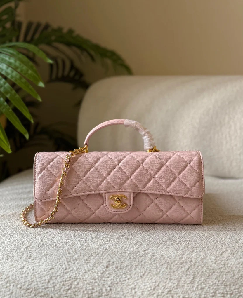 Chanel Top Handle East-West Flap Bag
