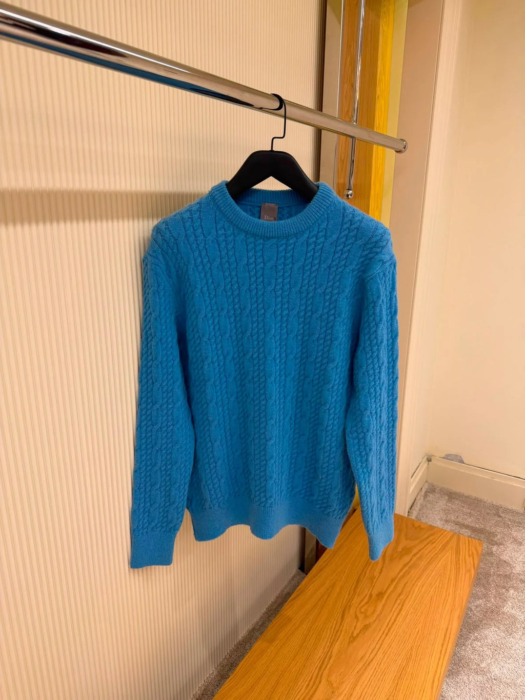 Dior Men Cable-Knit Sweater